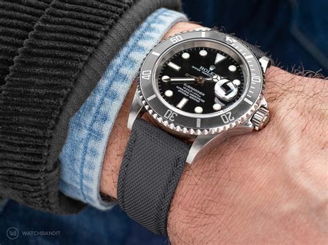 rolex submariner sailcloth|rolex submariner 1680 strap.